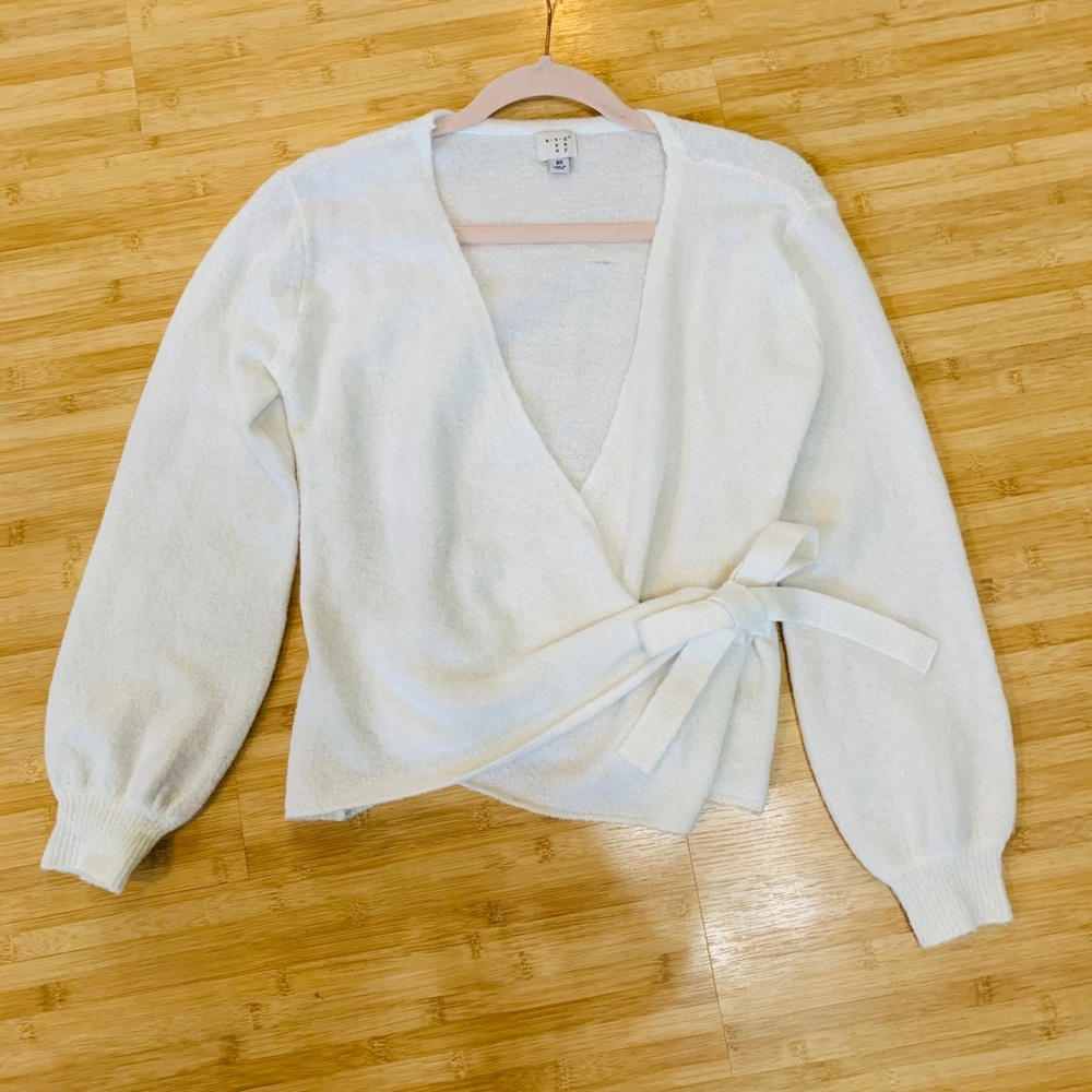 Wrap sweater